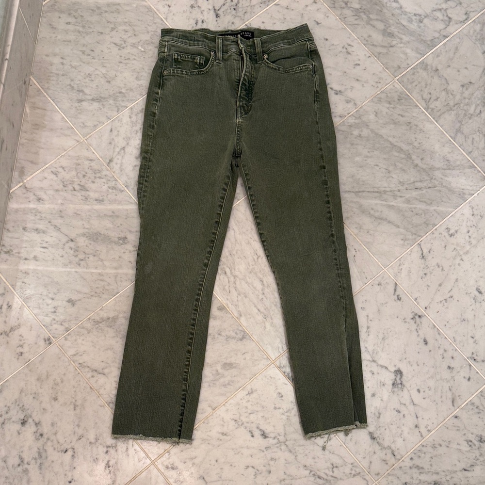 Veronica Beard Carly Kick Flare 28 Green